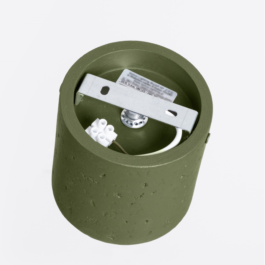 Spotlamp ORBIS 1xGU10/10W/230V beton/groen