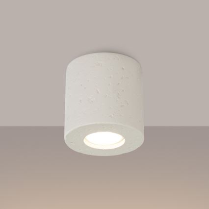 Spotlamp ORBIS 1xGU10/10W/230V beton/crème