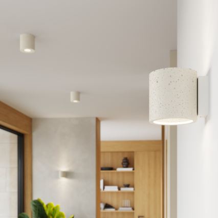 Spotlamp ORBIS 1xGU10/10W/230V beton/crème