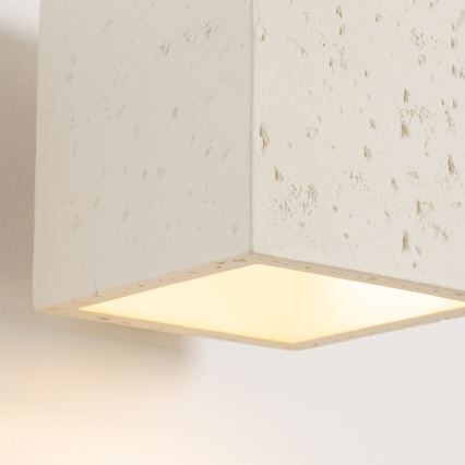 Wandspot QUAD 1xG9/8W/230V beton/crème