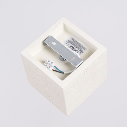 Opbouwspot QUAD 1xGU10/10W/230V beton/crème