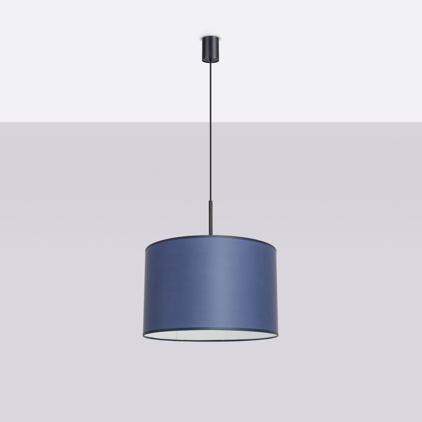 Hanglamp met snoer NEVIA 1xE27/15W/230V Ø 40 cm blauw