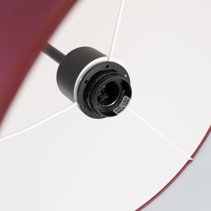 Hanglamp aan snoer NEVIA 1xE27/15W/230V Ø 40 cm rood