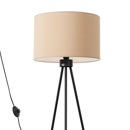 Vloerlamp NEVIA 1xE27/15W/230V taupe