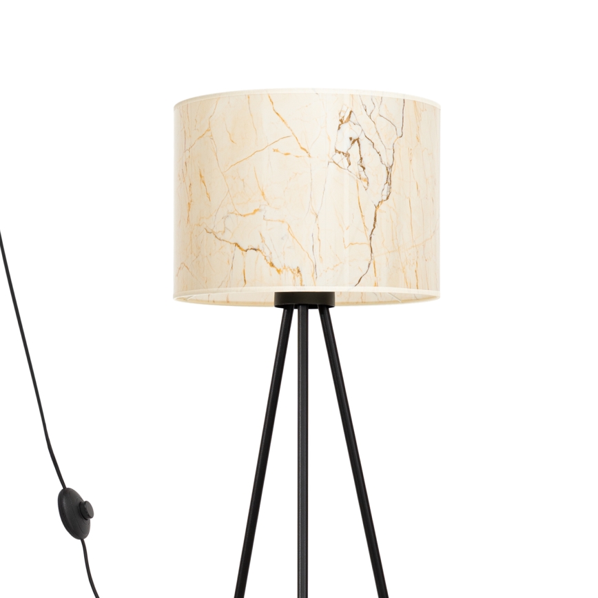 Vloerlamp NEVIA 1xE27/15W/230V beige/marmerdecor