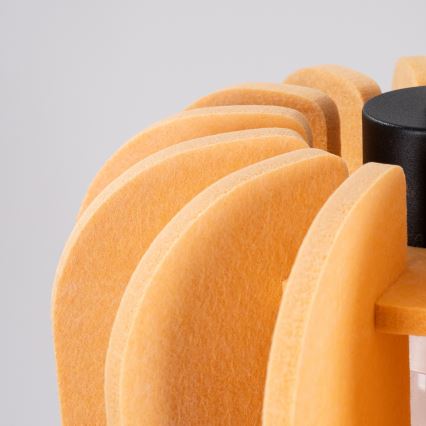 Hanglamp aan snoer MULA 1xE27/15W/230V Ø 27 cm geel