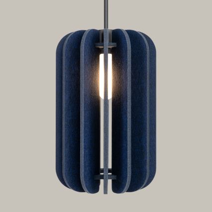 Hanglamp met snoer MULA 1xE27/15W/230V Ø 27 cm blauw