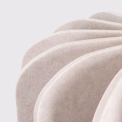 Hanglamp aan snoer MULA 1xE27/15W/230V Ø 45 cm crème