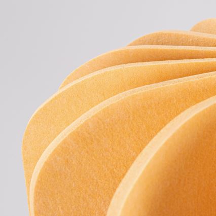 Hanglamp met snoer MULA 1xE27/15W/230V Ø 45 cm geel