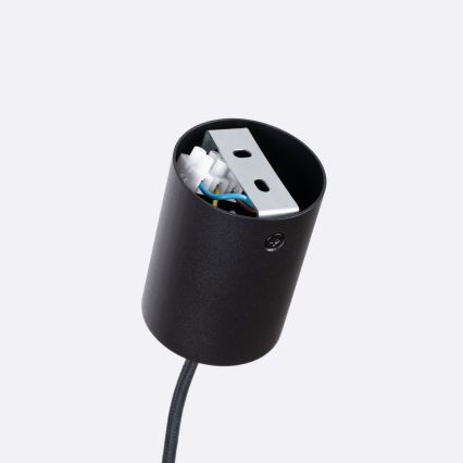 Hanglamp met snoer MULA 1xE27/15W/230V Ø 45 cm geel