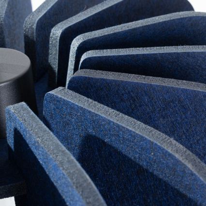 Hanglamp met snoer MULA 1xE27/15W/230V Ø 45 cm blauw