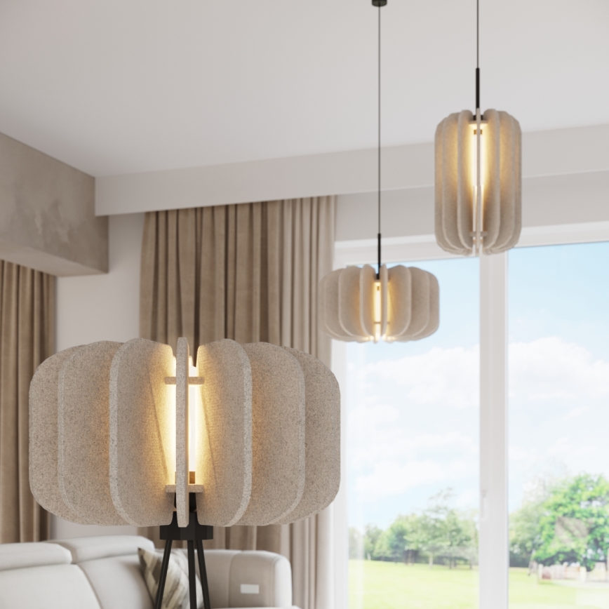 Vloerlamp MULA 1xE27/15W/230V crème