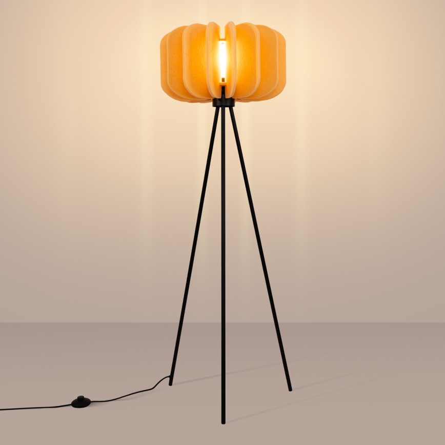 Vloerlamp MULA 1xE27/15W/230V geel