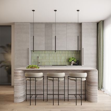 Hanglamp aan kabel ARCHE 2xG9/8W/230V zwart