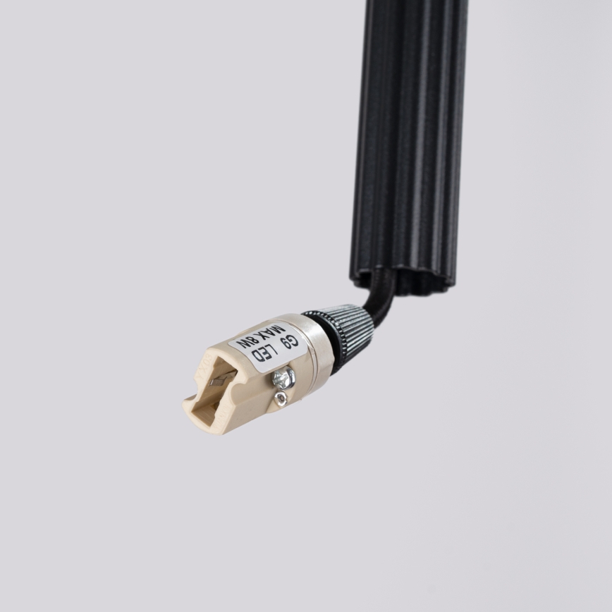 Hanglamp aan kabel ARCHE 2xG9/8W/230V zwart