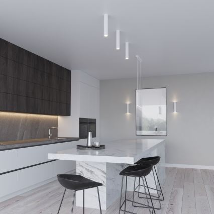 Hanglamp aan kabel LAGOS 2xGU10/10W/230V wit