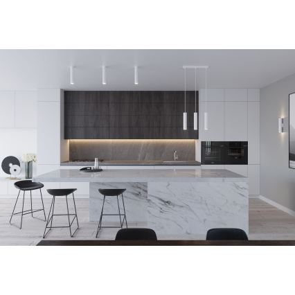 Hanglamp aan kabel LAGOS 2xGU10/10W/230V wit