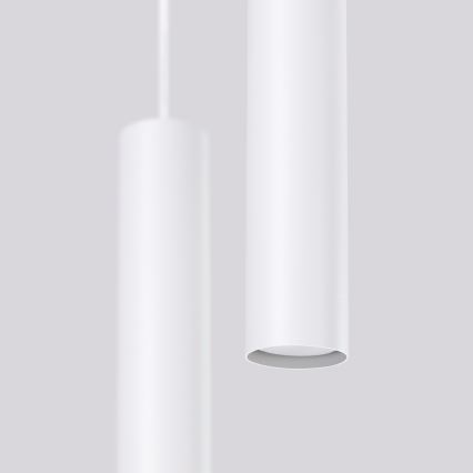 Hanglamp aan kabel LAGOS 2xGU10/10W/230V wit