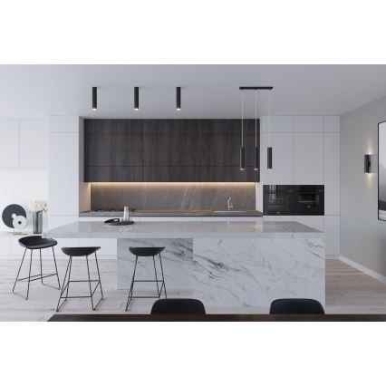 Hanglamp aan kabel LAGOS 2xGU10/10W/230V zwart