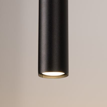 Hanglamp aan kabel LAGOS 2xGU10/10W/230V zwart