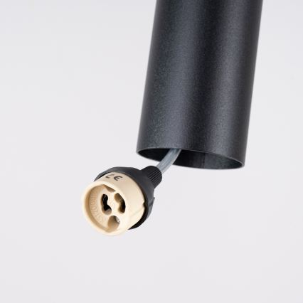 Hanglamp aan kabel LAGOS 2xGU10/10W/230V zwart