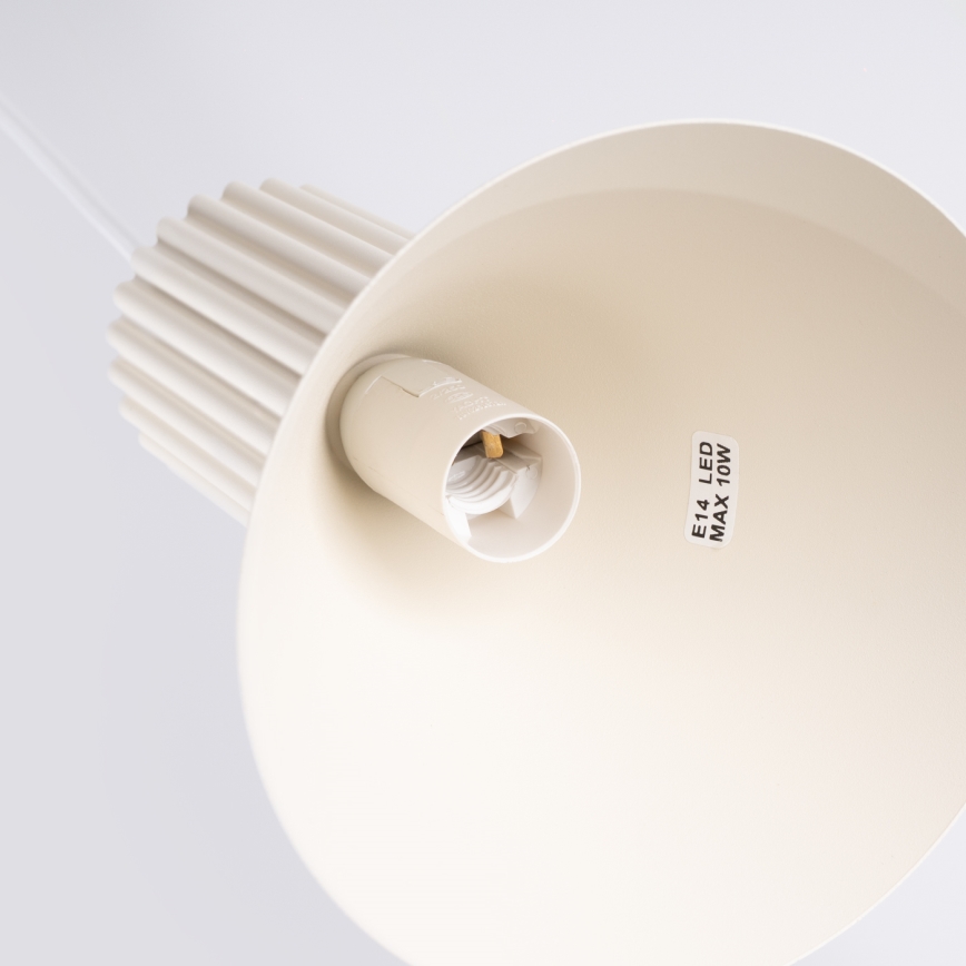 Hanglamp aan snoer ESTRIA, 3xE14/10W/230V, Ø 30 cm, crème