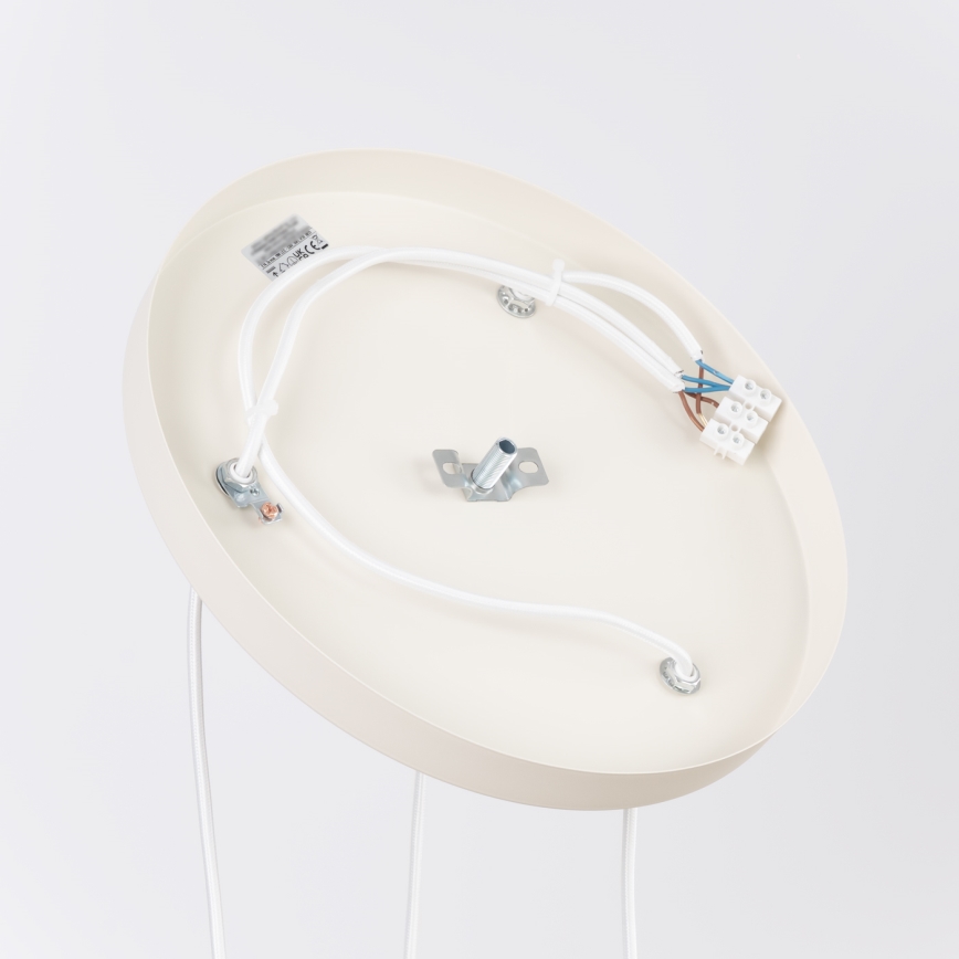 Hanglamp aan snoer ESTRIA, 3xE14/10W/230V, Ø 30 cm, crème