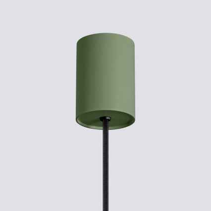 Pendellamp ESTRIA met snoer 1xE14/10W/230V Ø 14 cm groen