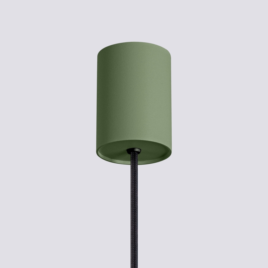 Pendellamp ESTRIA met snoer 1xE14/10W/230V Ø 14 cm groen