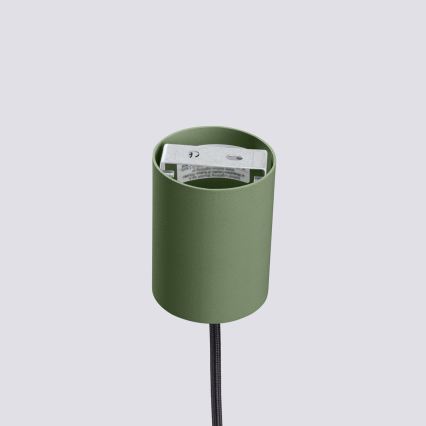 Pendellamp ESTRIA met snoer 1xE14/10W/230V Ø 14 cm groen
