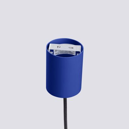 Hanglamp aan kabel ESTRIA 1xE14/10W/230V Ø 14 cm blauw