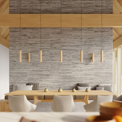 Wandlamp LINO 2xGU10/10W/230V beukenhout