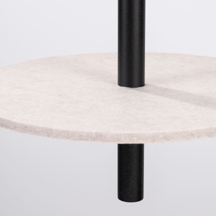 Pendellamp met snoer FELTRO 1xG9/8W/230V zwart/crème