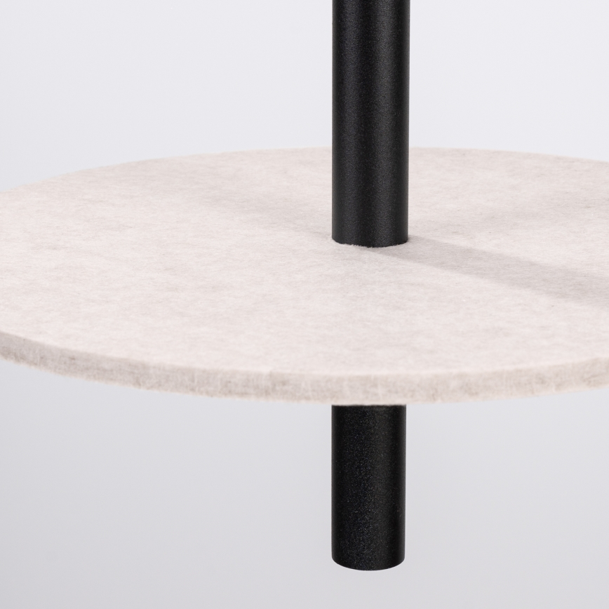 Pendellamp met snoer FELTRO 1xG9/8W/230V zwart/crème