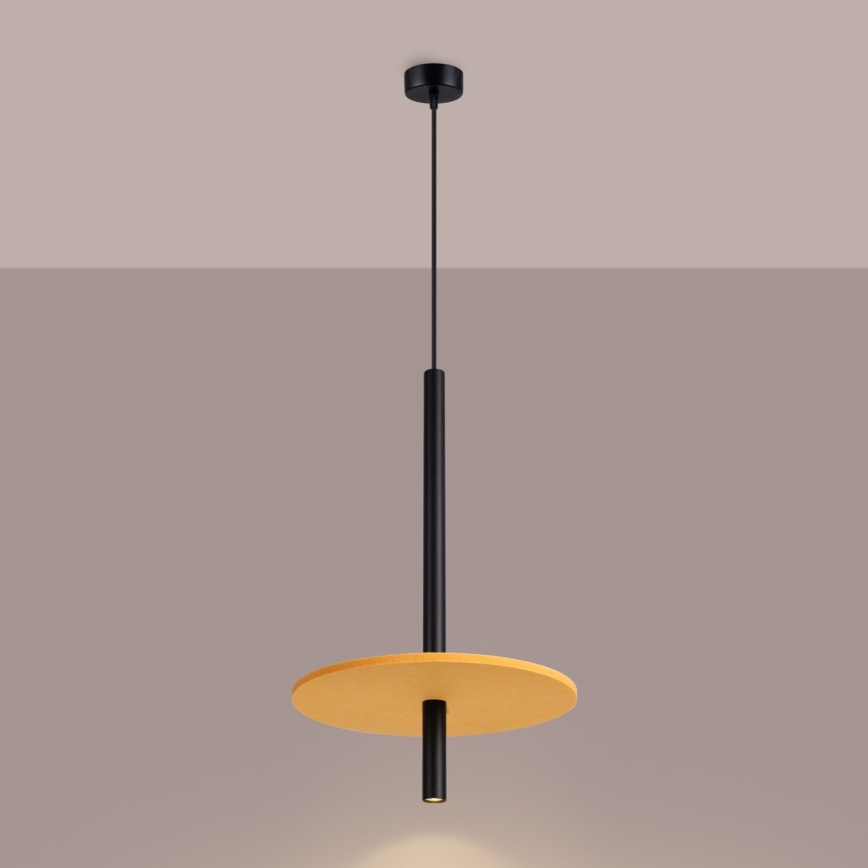 Hanglamp met kabel FELTRO 1xG9/8W/230V zwart/geel