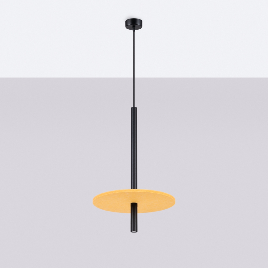 Hanglamp met kabel FELTRO 1xG9/8W/230V zwart/geel