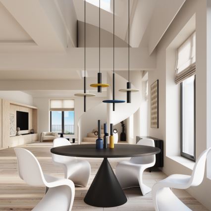 Hanglamp met kabel FELTRO 1xG9/8W/230V zwart/blauw