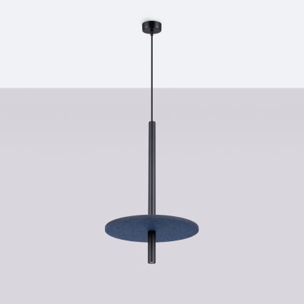 Hanglamp met kabel FELTRO 1xG9/8W/230V zwart/blauw