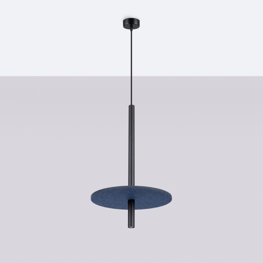 Hanglamp met kabel FELTRO 1xG9/8W/230V zwart/blauw