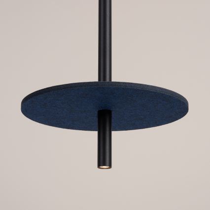 Hanglamp met kabel FELTRO 1xG9/8W/230V zwart/blauw