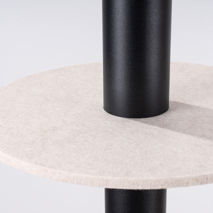 Hanglamp aan snoer PELTA 1xGU10/10W/230V zwart/crème