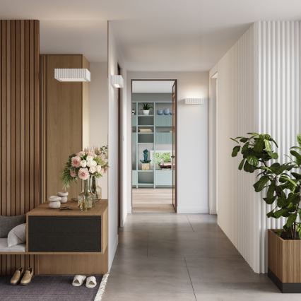 Wandlamp RIGATA 1xE27/15W/230V keramiek/wit