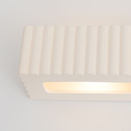 Wandlamp RIGATA 1xE27/15W/230V keramiek/wit