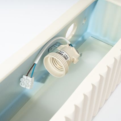 Wandlamp RIGATA 1xE27/15W/230V keramiek/wit