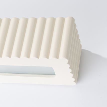 Wandlamp RIGATA 1xE27/15W/230V keramiek/crèmekleurig