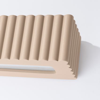 Wandlamp RIGATA 1xE27/15W/230V keramiek/taupe