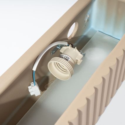 Wandlamp RIGATA 1xE27/15W/230V keramiek/taupe