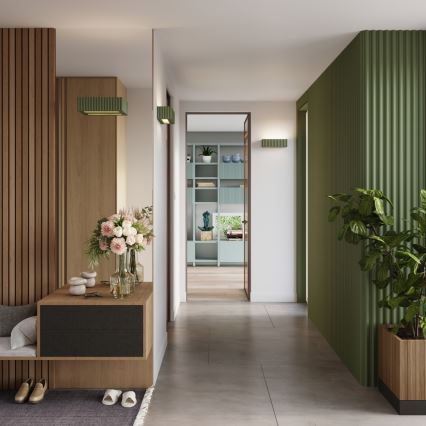 Wandlamp RIGATA 1xE27/15W/230V keramiek/groen