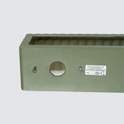 Wandlamp RIGATA 1xE27/15W/230V keramiek/groen