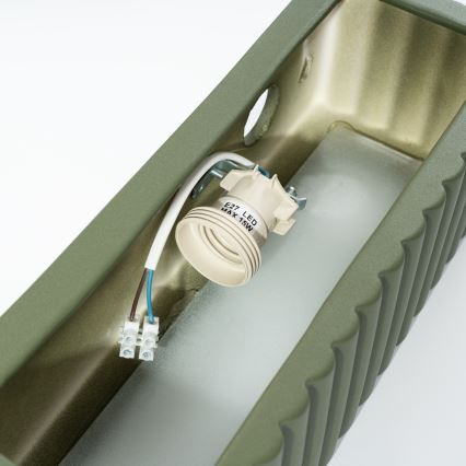 Wandlamp RIGATA 1xE27/15W/230V keramiek/groen